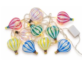 Guirnalda 10 luces tipo globo aerostatico 